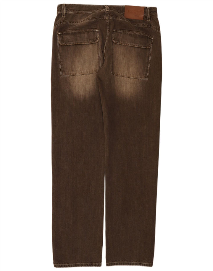 Blugi Gant Bărbați Drepți L34 L34 Maro Bumbac