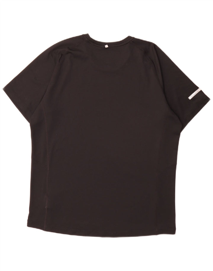 Tricou Nike Dri Fit pentru bărbați Top mare din poliester negru