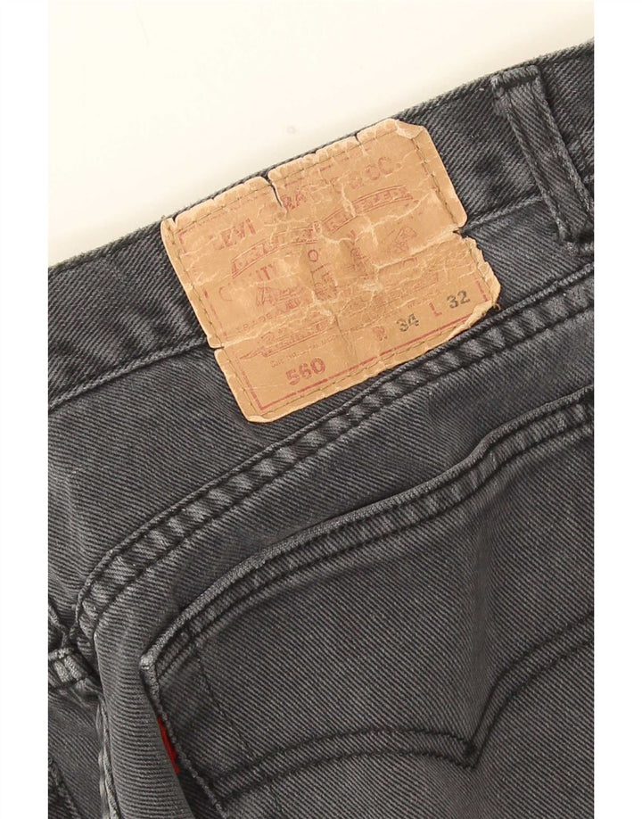 Blugi conici 560 pentru femei Levi's W34 L32 gri