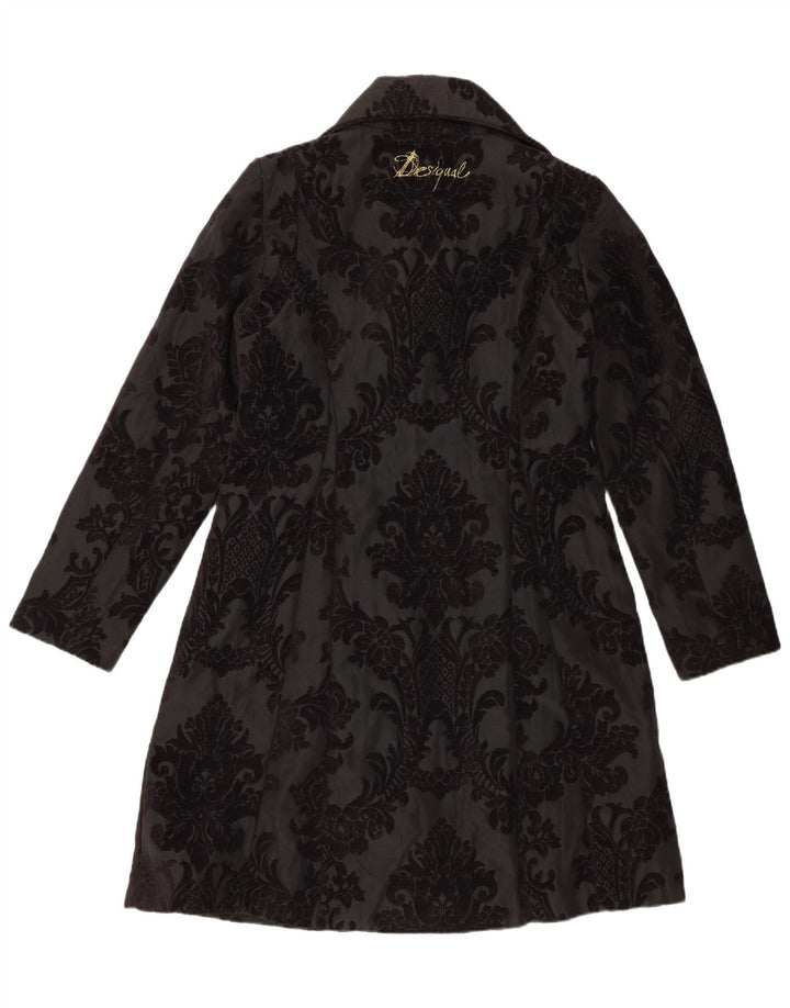 Palton pentru femei Desigual EU 42 Poliester floral negru mare