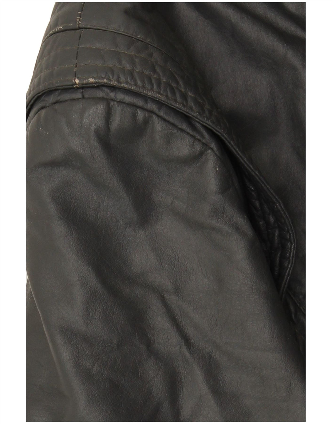 Jachetă de piele pentru bărbați VINTAGE UK 40, mare, gri din piele