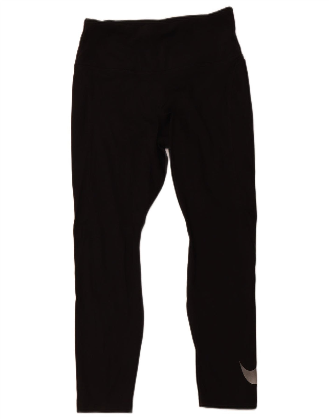 Leggings crop pentru femei Dri Fit NIKE UK 12 Poliester mediu negru