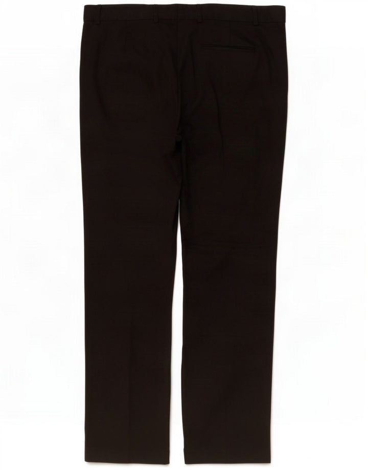 Marks & Spencer Pantaloni drepți pentru bărbați L42 L33 Poliester negru