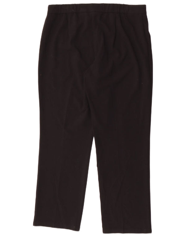 Pantaloni de costum subțiri pentru femei Marks & Spencer UK 16 Large W34 L28 Negru