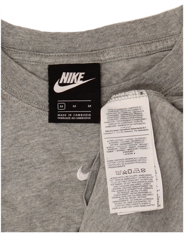 Tricou pentru bărbați NIKE Top din bumbac gri mediu