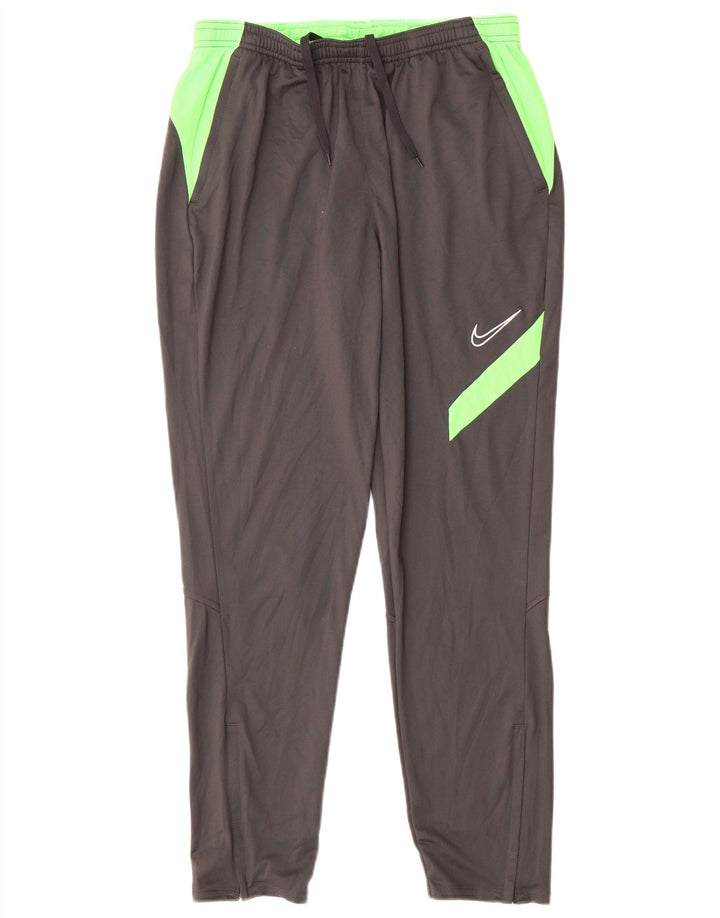Pantaloni de trening Nike Dri Fit pentru bărbați, mari, gri, poliester color bloc