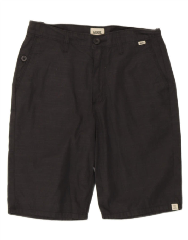 VANS Mens Chino Shorts W28 Medium Black Cotton Vintage Vans and Second-Hand Vans from Messina Hembry 