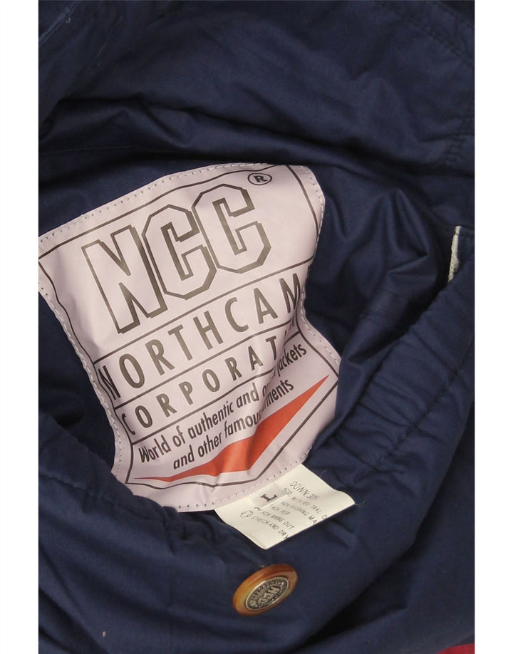 Jachetă căptușită reversibilă supradimensionată pentru bărbați Vintage UK 40 Large Red