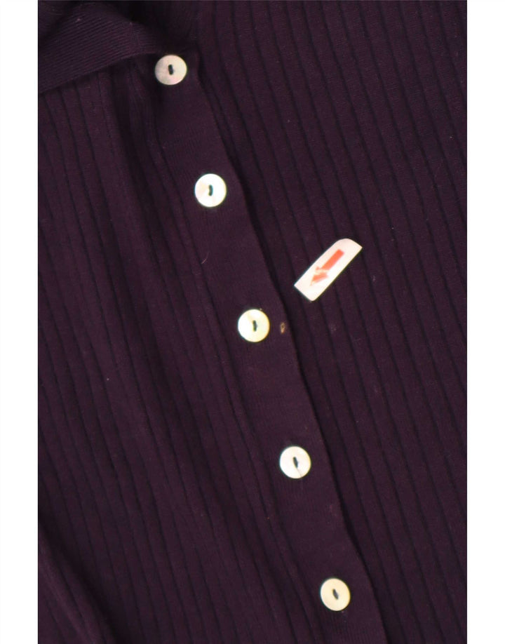 Pulover cardigan pentru femei Zara UK 12 Mov mediu