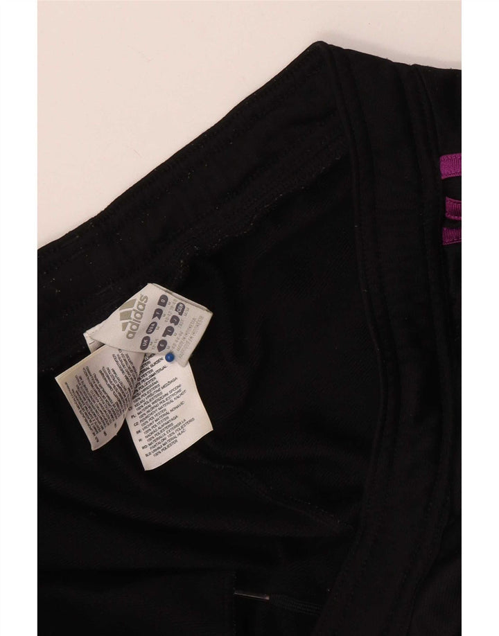 Adidas Womens Tracksuit Trousers UK 12/14 Medium Black Polyester