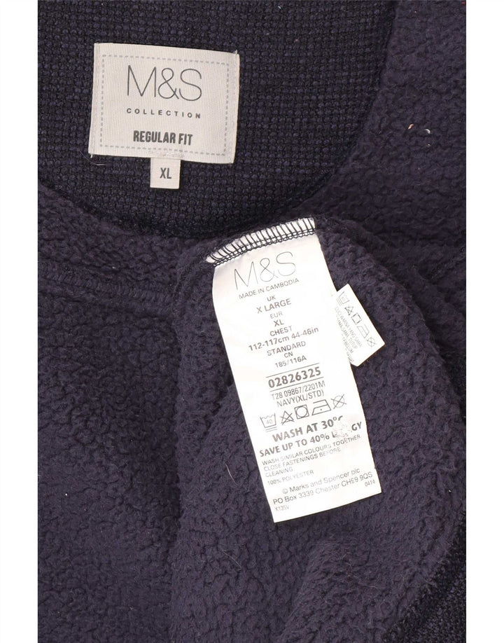 Geacă bomber pentru bărbați Marks & Spencer UK 42 XL poliester bleumarin