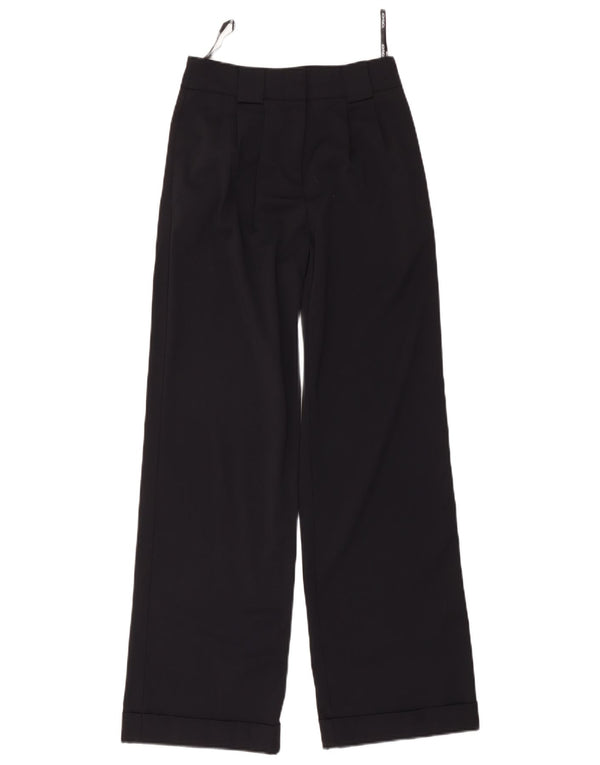Topshop Pantaloni de costum cu talie înaltă pentru femei UK 6 XS W28 L30 bleumarin