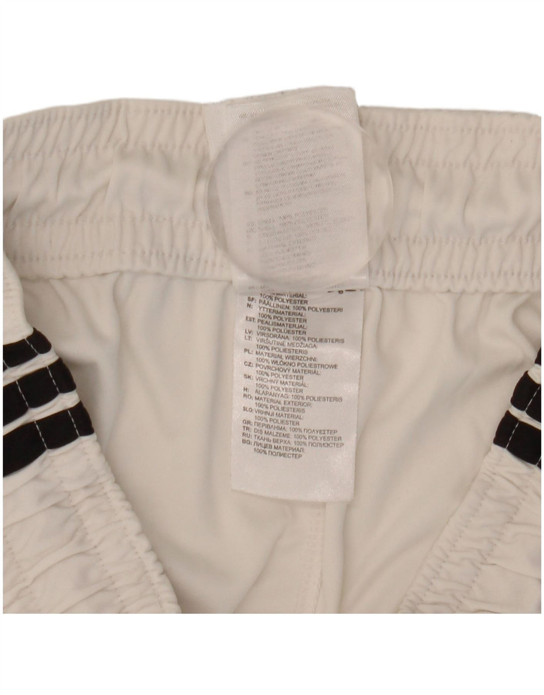 Pantaloni scurți sport pentru bărbați Adidas Mic, alb, poliester