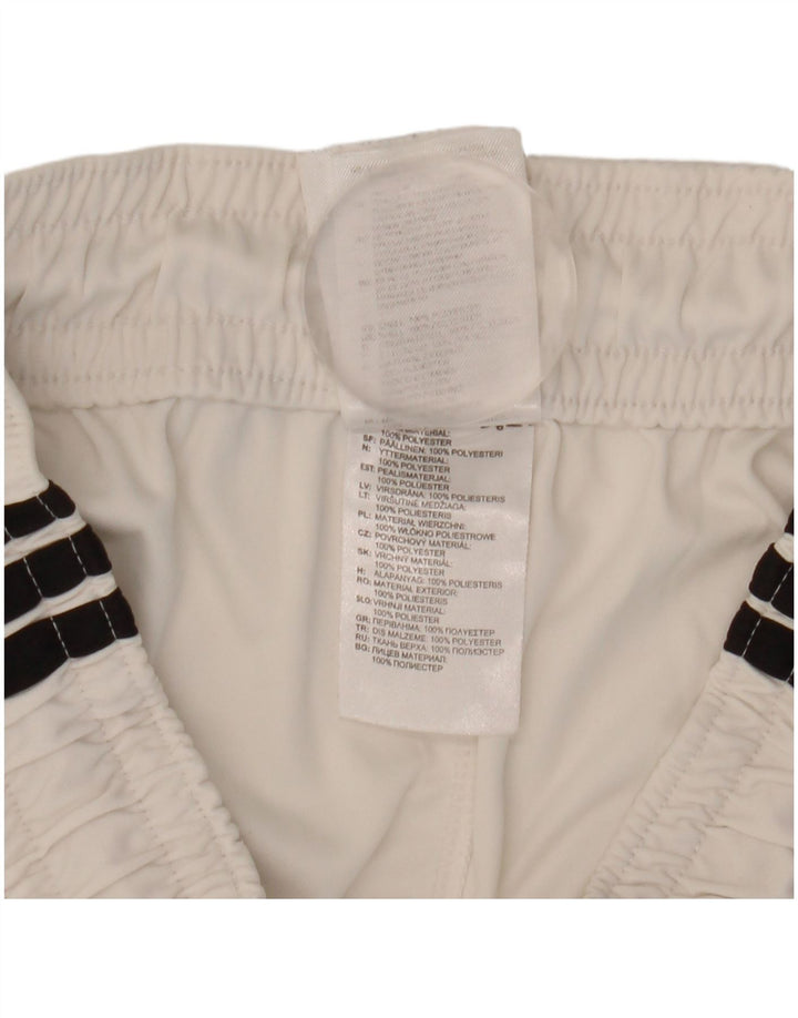 Pantaloni scurți sport pentru bărbați Adidas Mic, alb, poliester