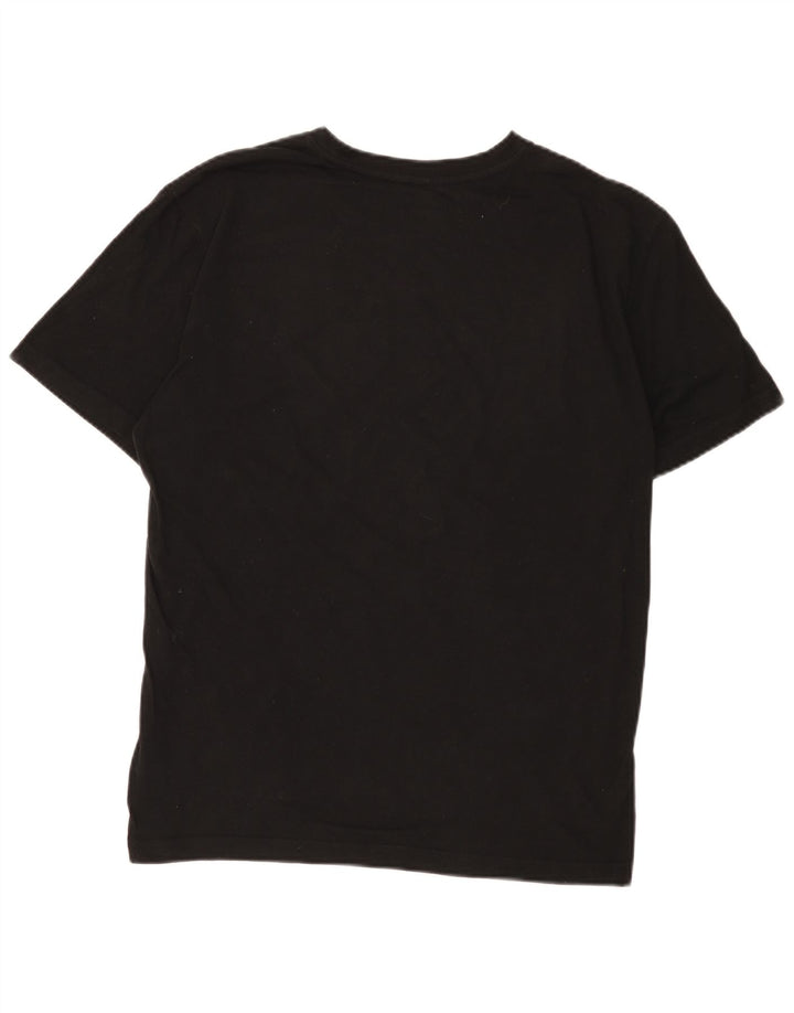 Tricou grafic Reebok pentru bărbați Top mic, negru, bumbac
