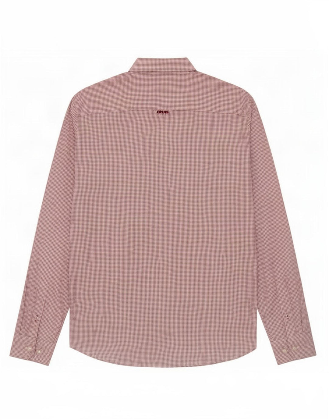 Crew Clothing Cămașă Slim Fit pentru bărbați, bumbac cu carouri roșii medii