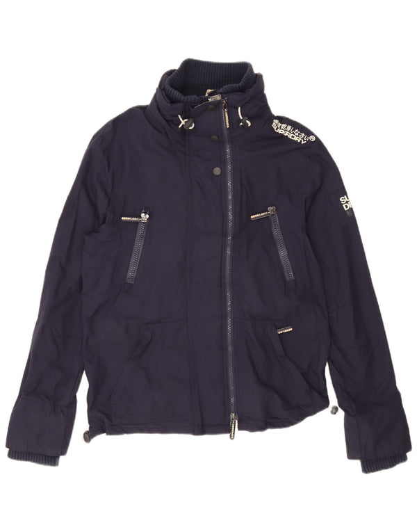 Jachetă de ploaie grafică Superdry pentru bărbați UK 38 Medium Navy Blue Marine