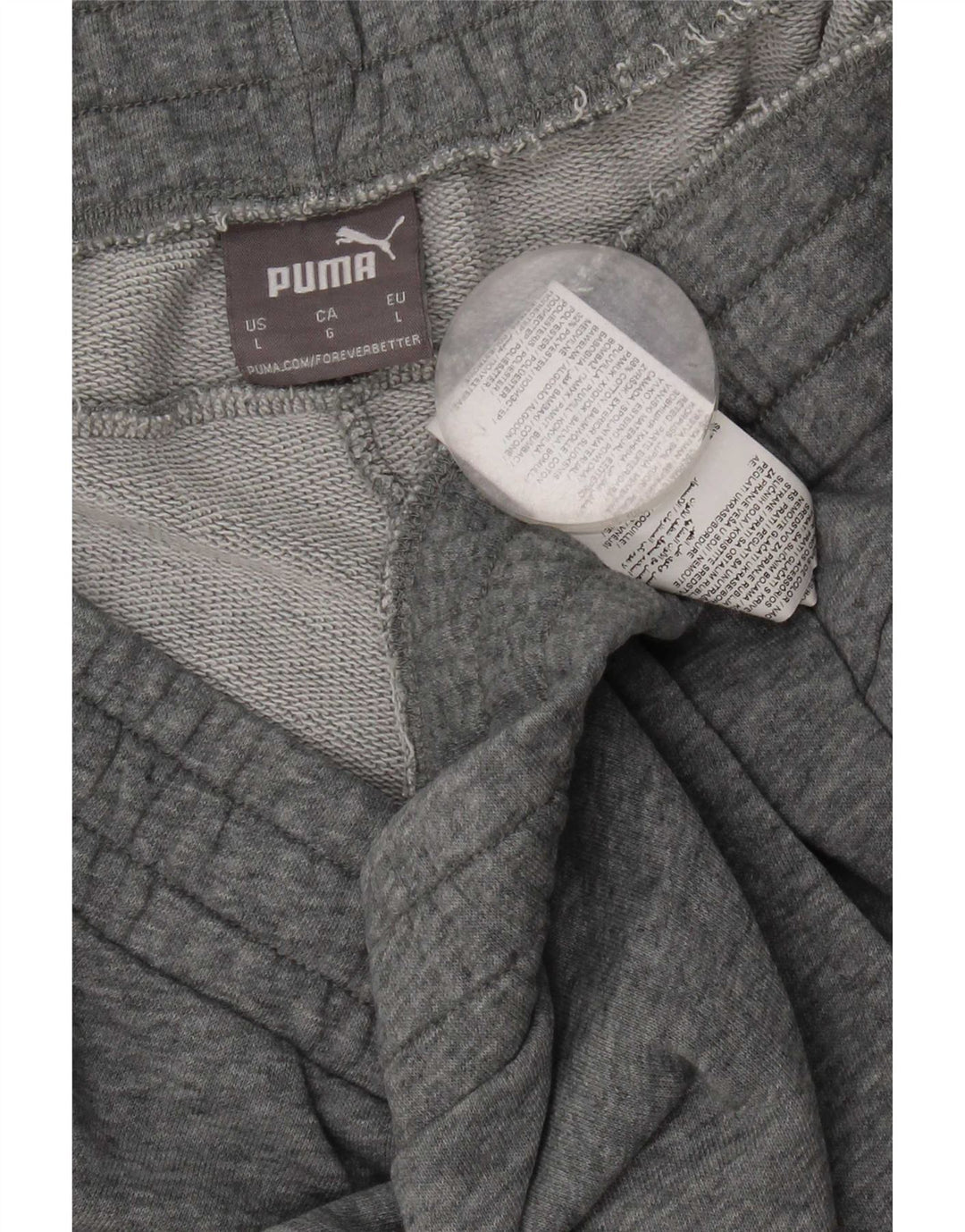Pantaloni scurți sport Puma pentru bărbați, mari, gri, bumbac
