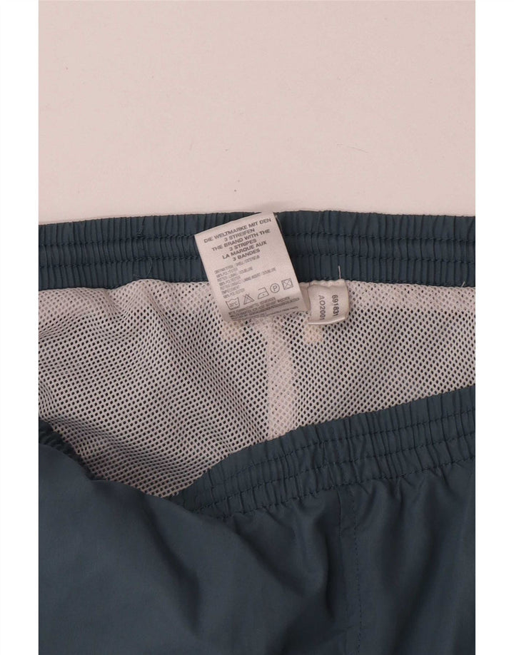 Pantaloni de trening Adidas pentru femei Joggeri UK 12 Poliester albastru mediu