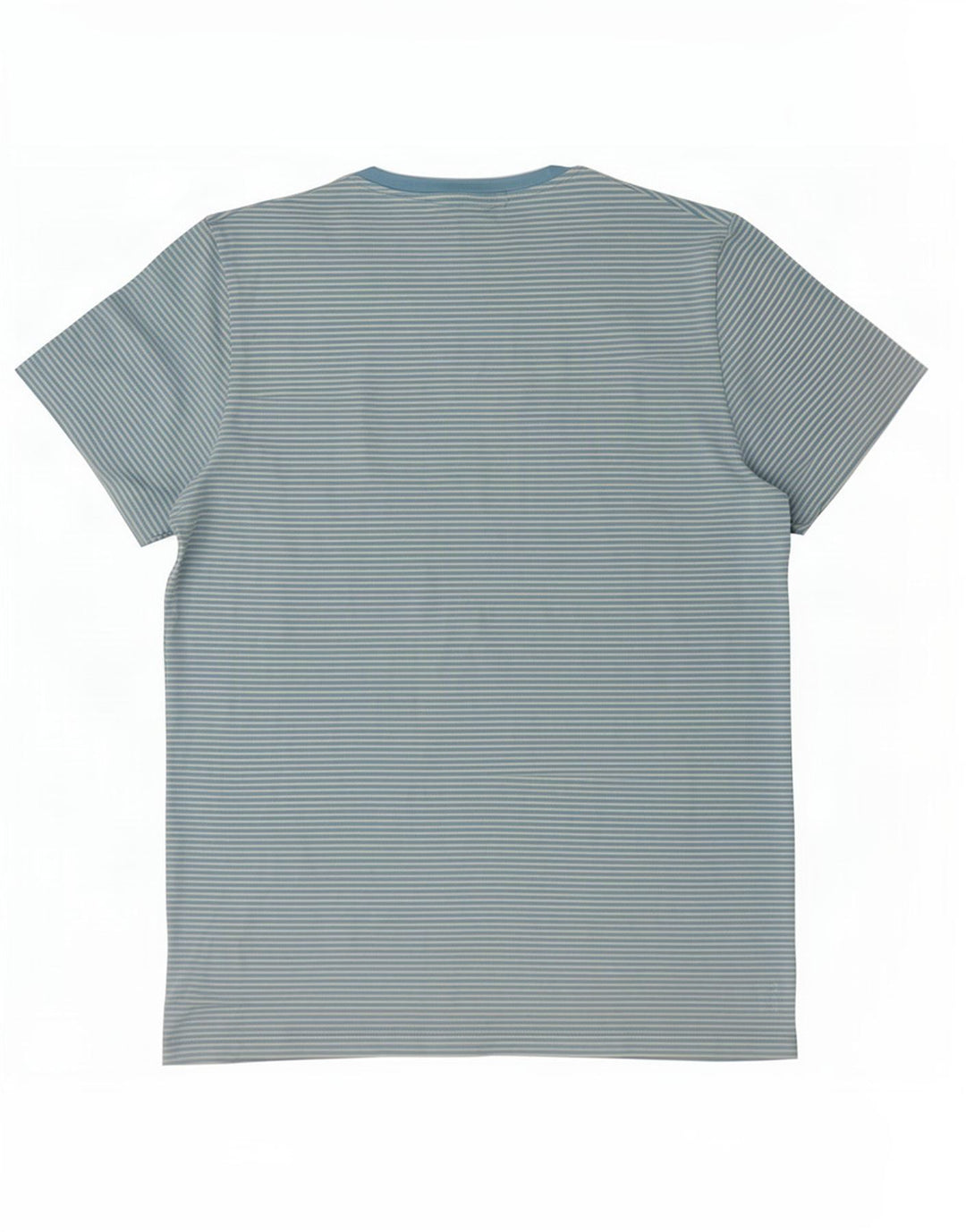 Cos Tricou obișnuit pentru bărbați Top Medium Blue Pinstripe Bumbac