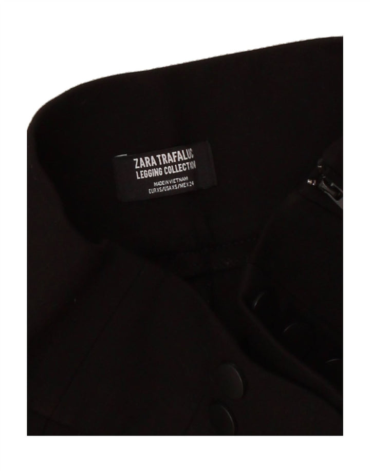 ZARA Womens Slim Trousers XS W24 L27 Black Vintage Zara and Second-Hand Zara from Messina Hembry 