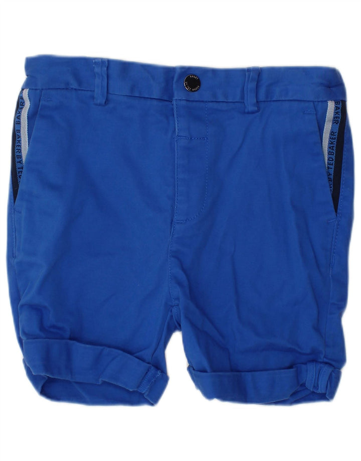 TED BAKER Pantaloni scurți chino grafic pentru băieți 2-3 ani W22 bumbac albastru