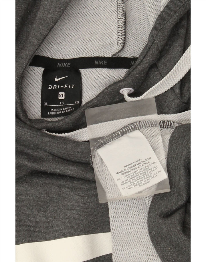 Pulover Nike Dri Fit Graphic pentru bărbați XL poliester gri