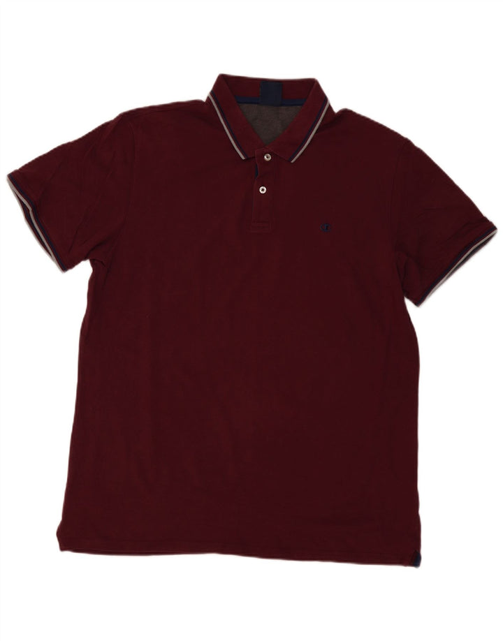 Tricou polo pentru bărbați Champion 2XL Burgundy