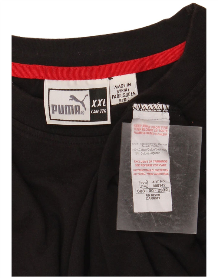 Tricou pentru bărbați PUMA Top 2XL bumbac negru