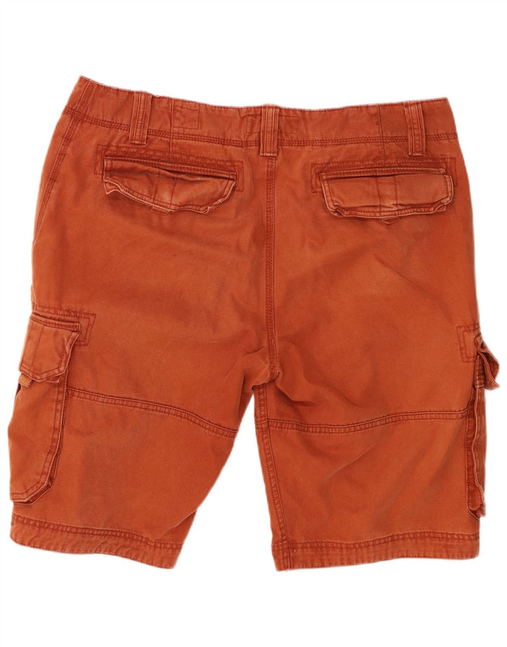 Pantaloni scurți cargo pentru bărbați Fat Face W36 mare bumbac portocaliu