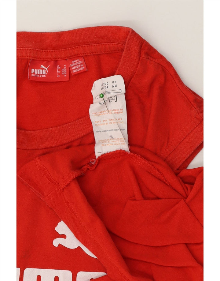 Vestă Graphic Puma pentru Bărbați, Mărimea M, Roșu, Bumbac