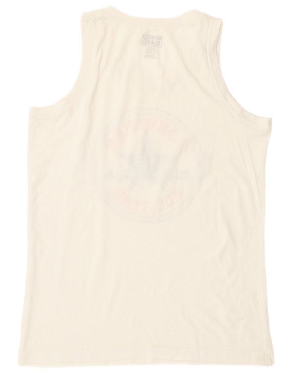 Top cu vestă grafică Converse pentru băieți 13-14 ani XL alb