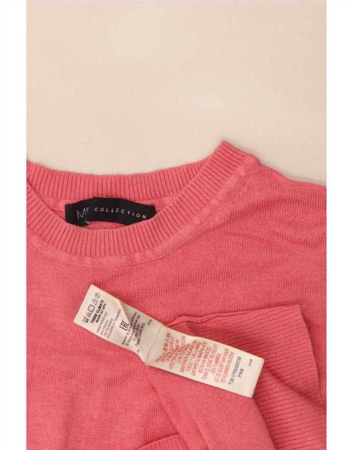 Pulover pentru femei Marks & Spencer cu decolteu rotund UK 8 mic roz