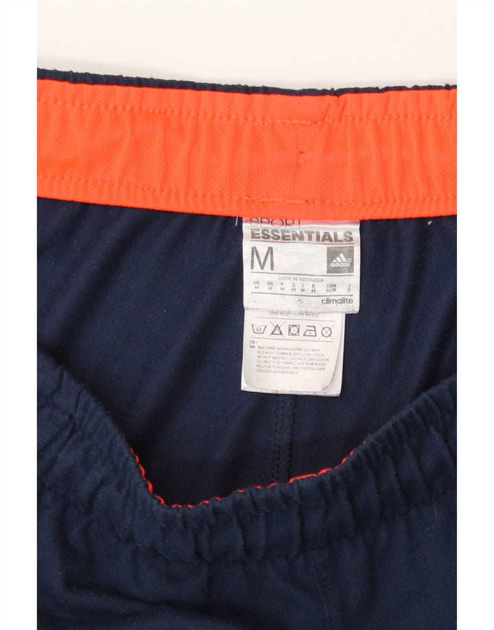 Pantaloni scurți sport adidas Climalite pentru bărbați, poliester mediu albastru