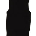 Marks & Spencer Womens Vest Tank Top UK 14 Medium Black Viscose