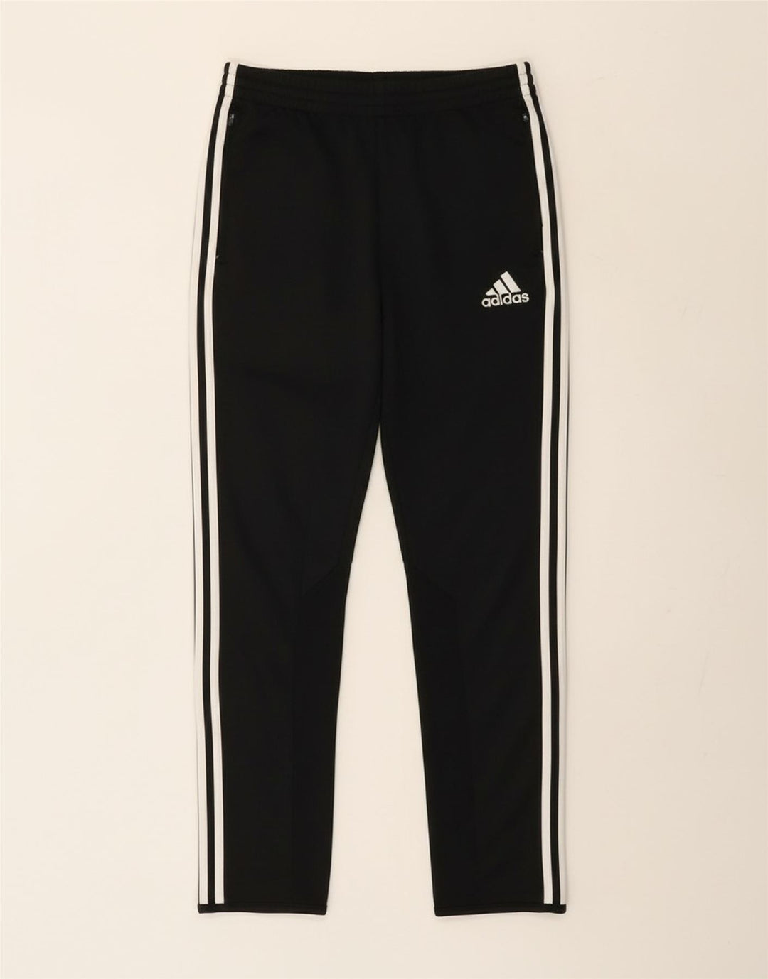Pantaloni de trening Adidas Climacool pentru baieti 15-16 ani, negru, color block