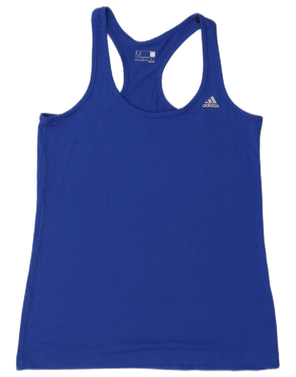 Adidas Climalite Vest Top pentru femei UK 12/14 Medium Blue