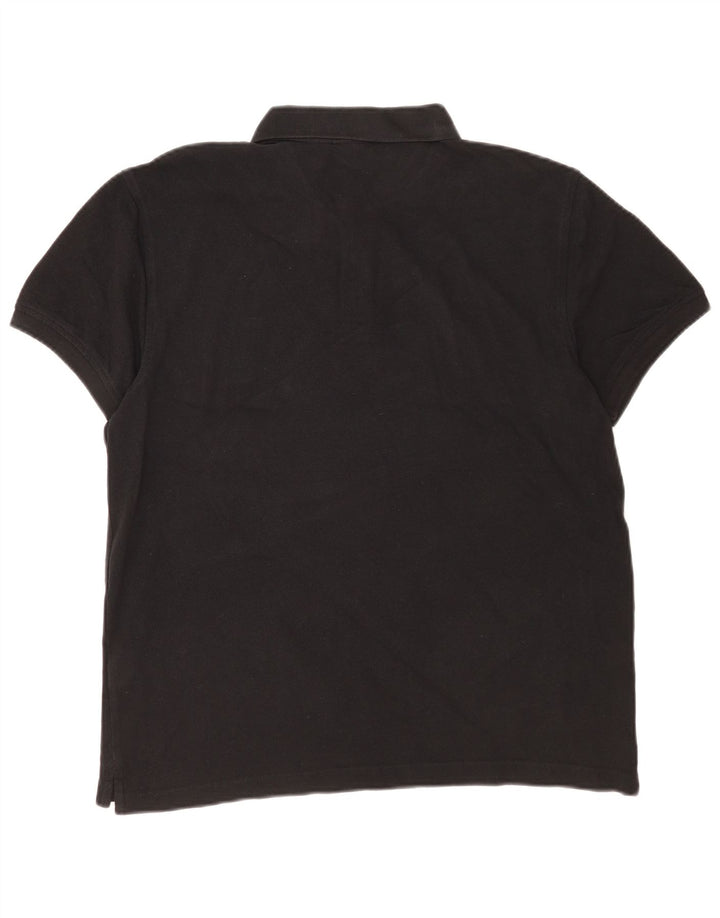 Cămașă polo Levi's Standard Fit, bumbac negru mare