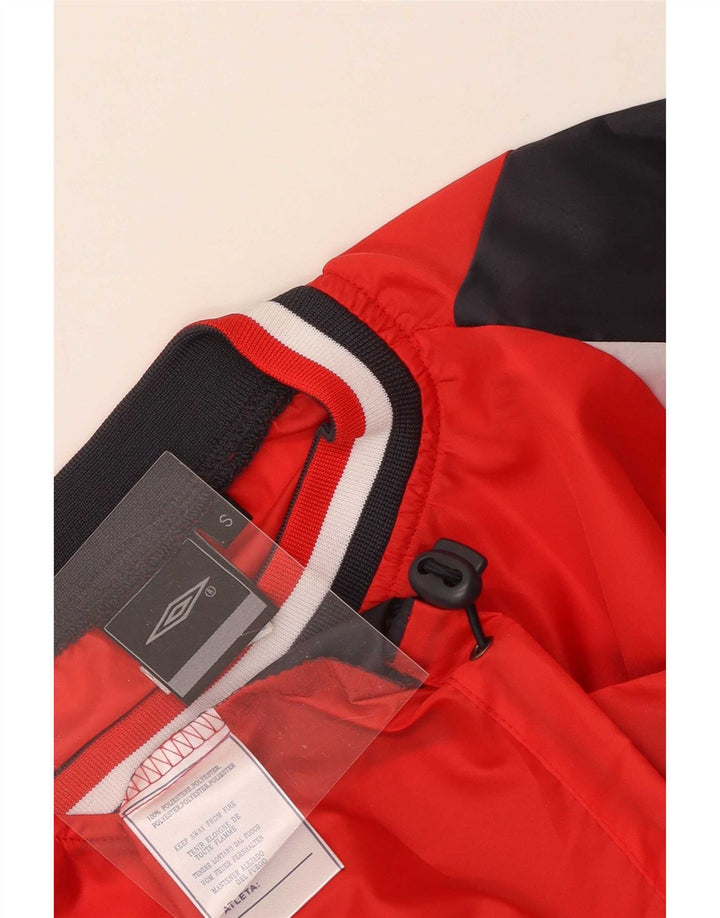 Trening pentru bărbați Umbro, jachetă de top, roșu, poliester color bloc