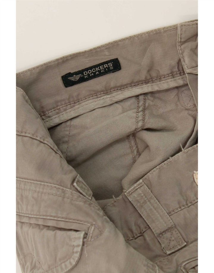 Pantaloni chino drepti pentru bărbați Dockers Khakis W30 L32 gri