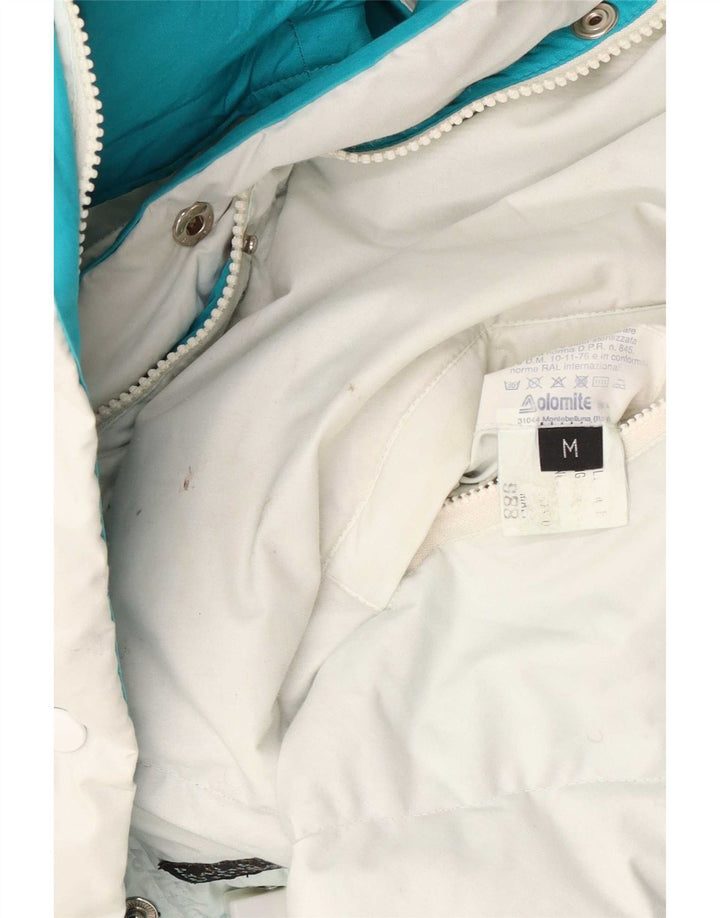 Gilet căptușit reversibil supradimensionat pentru femei Dolomite UK 14 Medium White