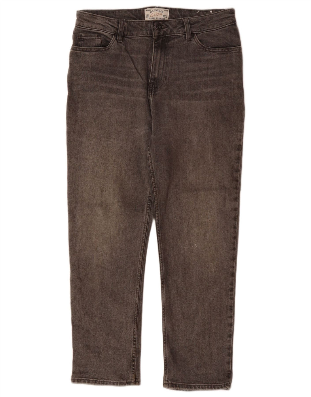 FAT FACE Blugi tăiați pentru femei Chesham Girlfriend UK 10 Small W30 L24 Gri