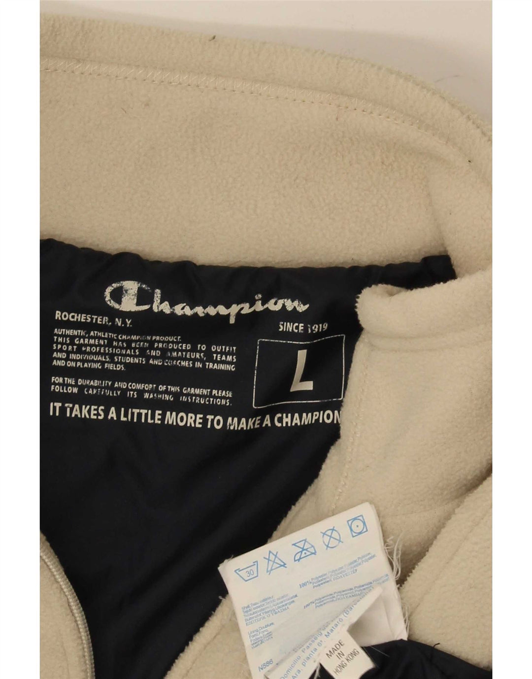 Jachetă fleece pentru femei Champion UK 16, mare, bej, poliester