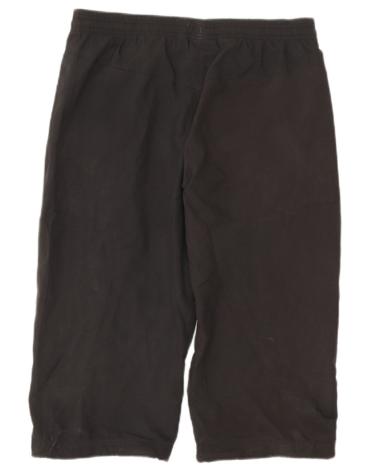 Pantaloni scurți sport PUMA Graphic Bermuda pentru băieți 13-14 ani poliester negru