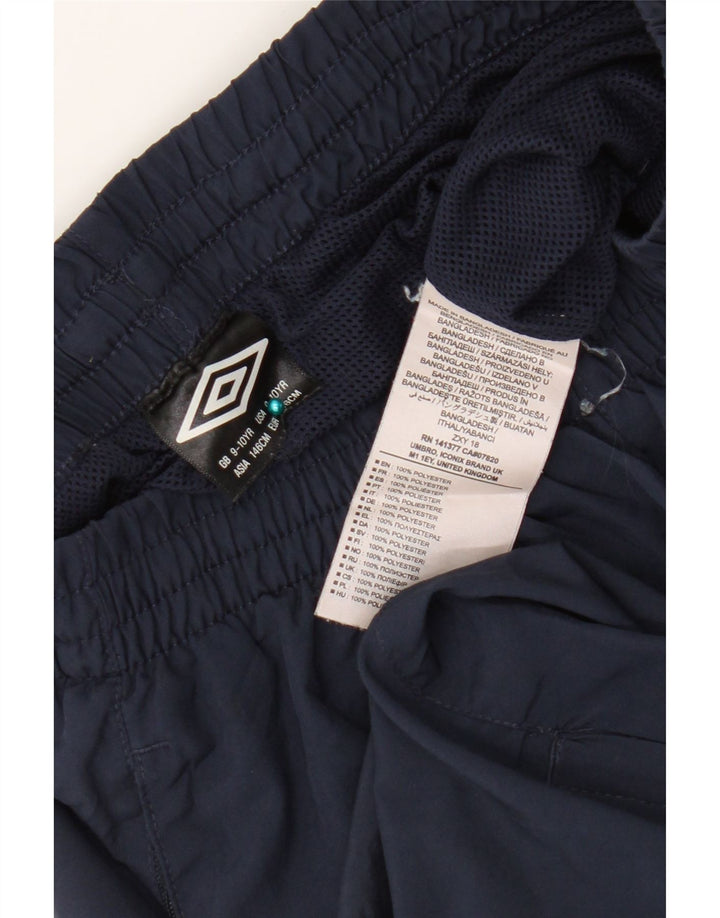 Umbro Băieți Trening Pantaloni Joggeri 9-10 Ani Bleumarin Poliester