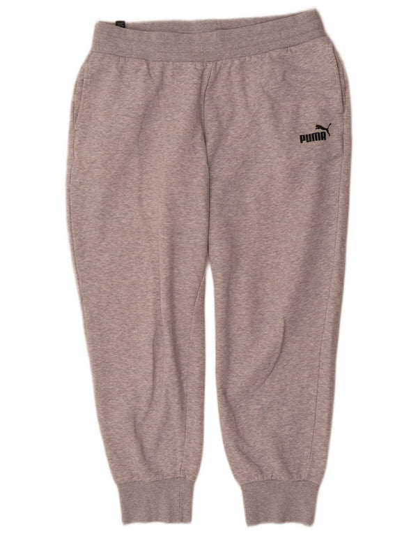 Pantaloni de trening Puma pentru femei Joggeri UK 14, bumbac cu pete gri mare
