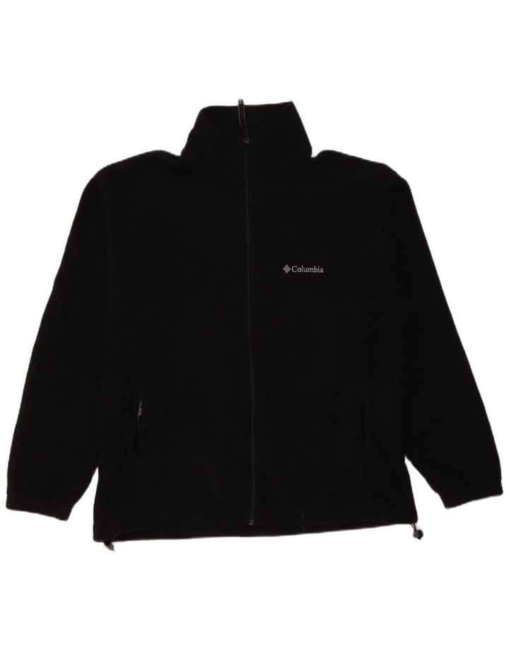 Jachetă fleece Columbia pentru bărbați, mare, negru, poliester