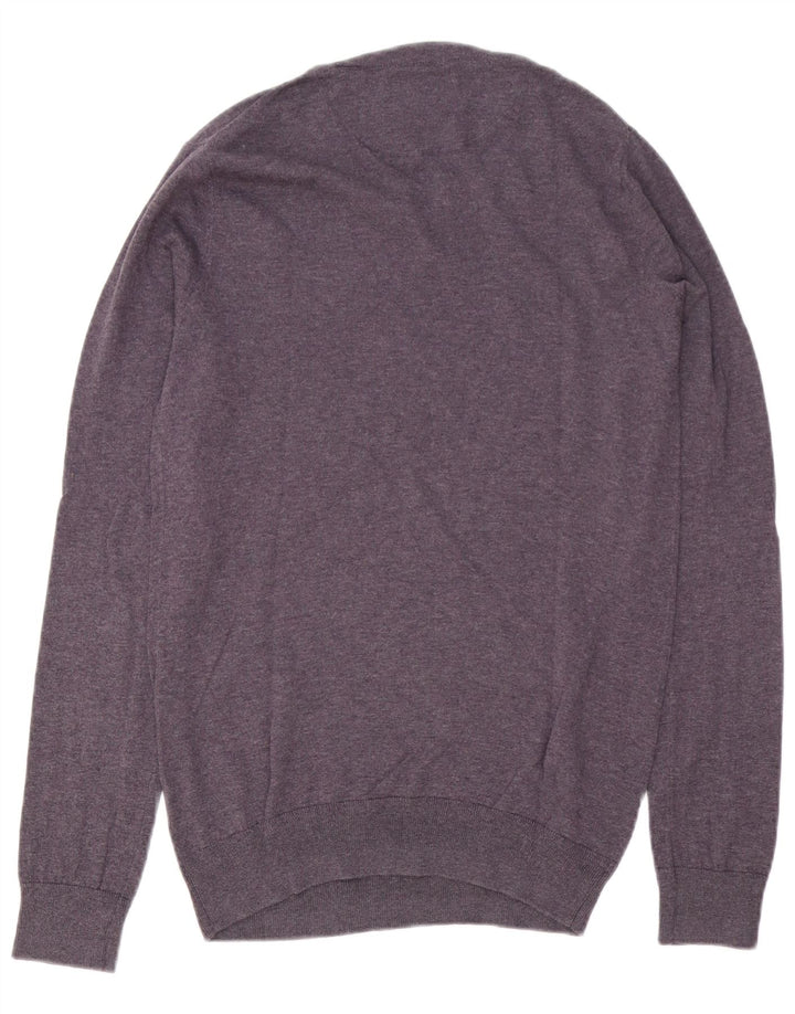 Pulover pentru bărbați Scotch & Soda, cu gât crew, mic violet