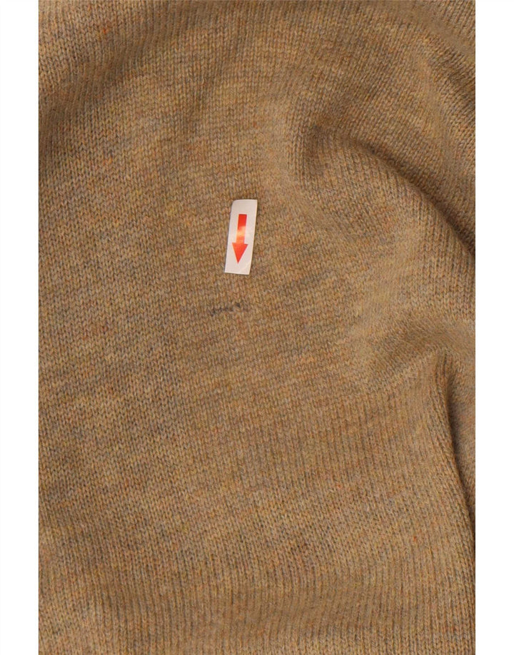 Pulover Cardigan Vintage pentru bărbați XL Maro Argyle/Diamond