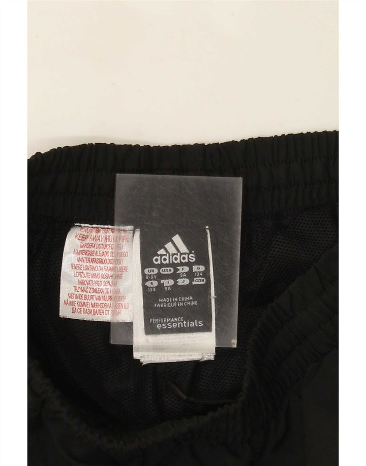 Pantaloni de trening Adidas baieti 8-9 ani poliester negru